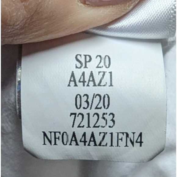 Womens North Face Americana USA Athletic Sleeveless White Graphic Logo Tank LG - Picture 5 of 6